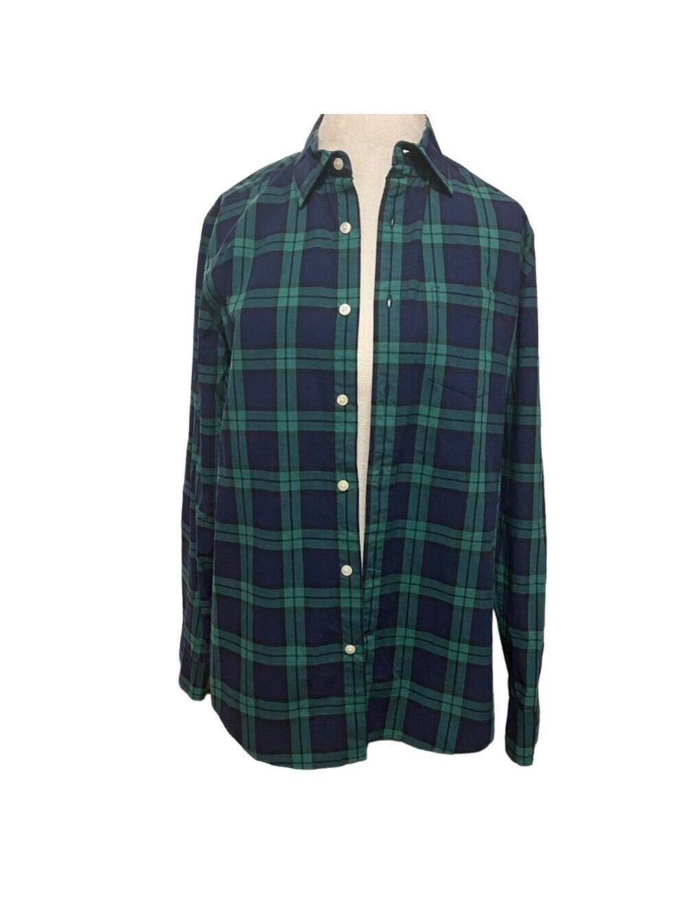 Gap classic fit 100% cotton plaid shirt